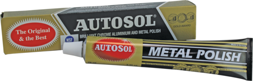 Autosol 0400 Chrome Aluminium & Metal Original Polishing Paste 75ml Tube